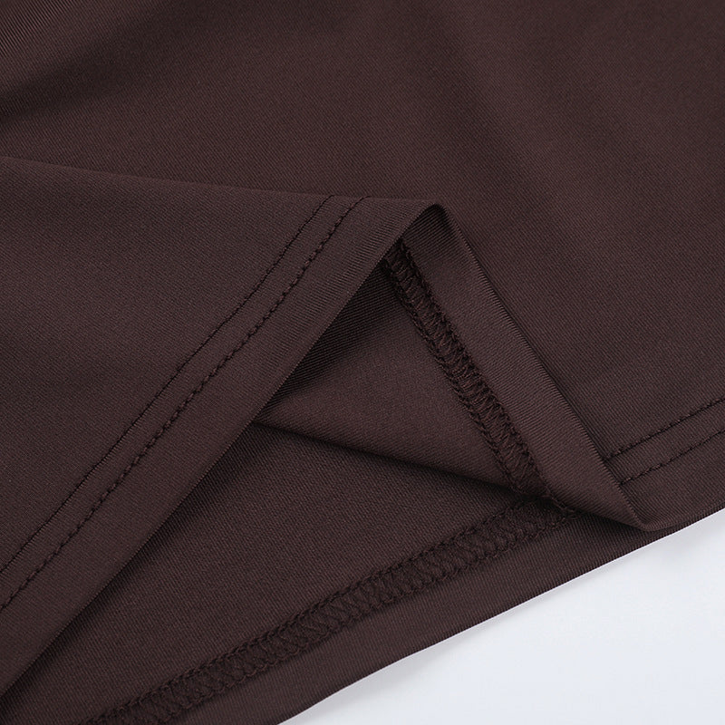 Castro Mini Dress Brown