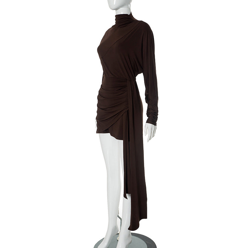 Jeannie Mini Dress Brown