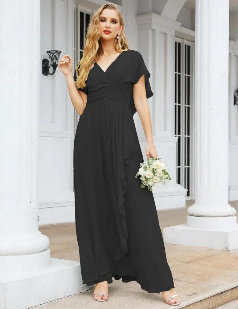 Numbersea Bridesmaid Dresses Backless Formal Prom Gowns for Evening Party Mother of The Bride Dress 28040 by numbersea