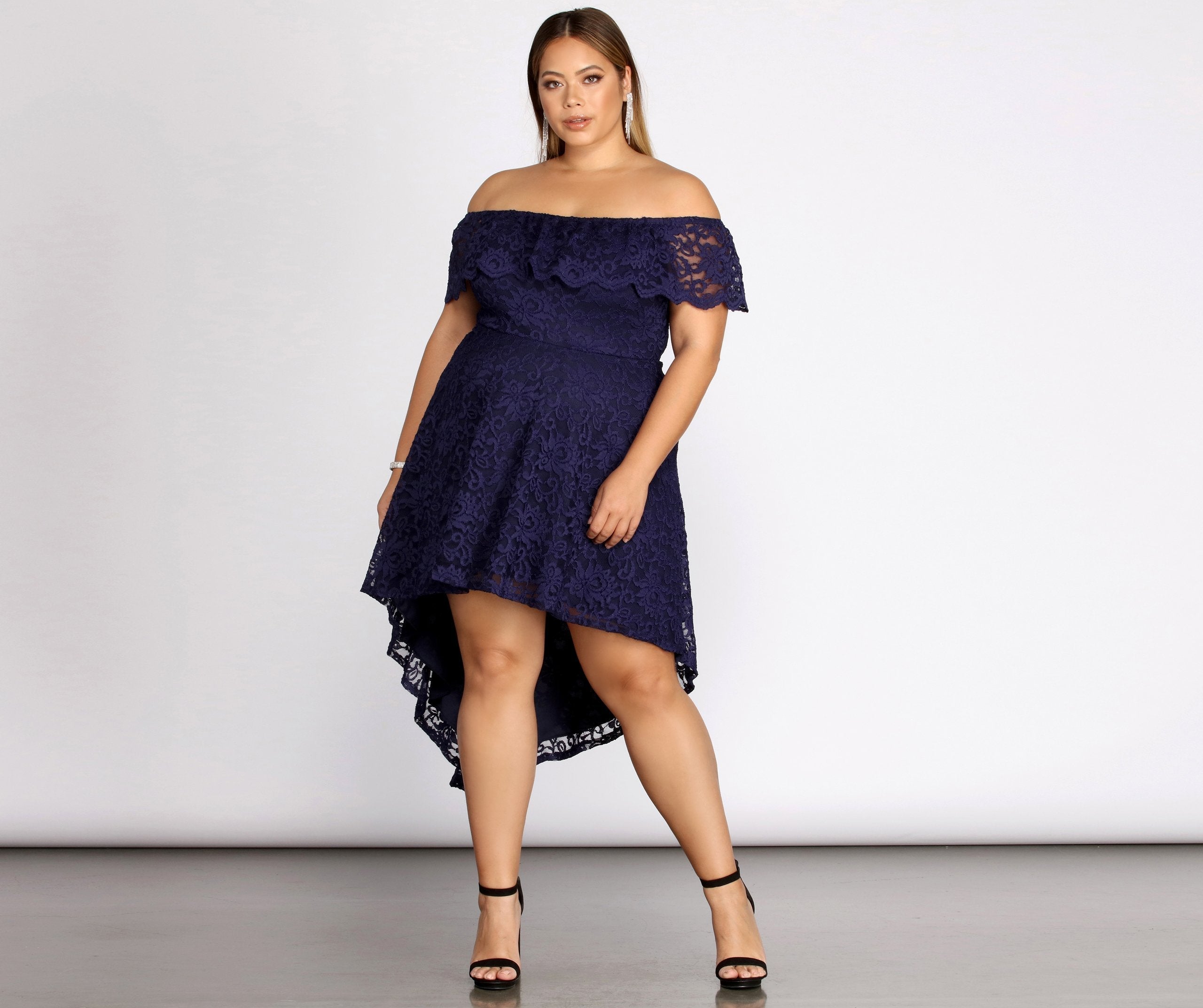 Plus Add Some Flair Skater Dress - Fashionpara