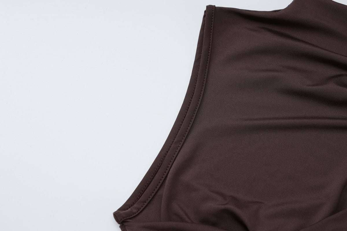 Gema Mini Dress Brown