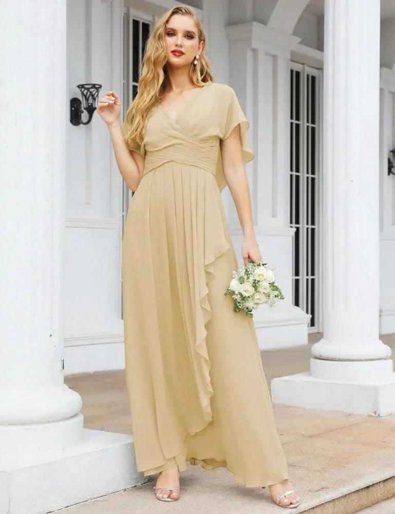 Numbersea Bridesmaid Dresses Backless Formal Prom Gowns for Evening Party Mother of The Bride Dress 28040 by numbersea