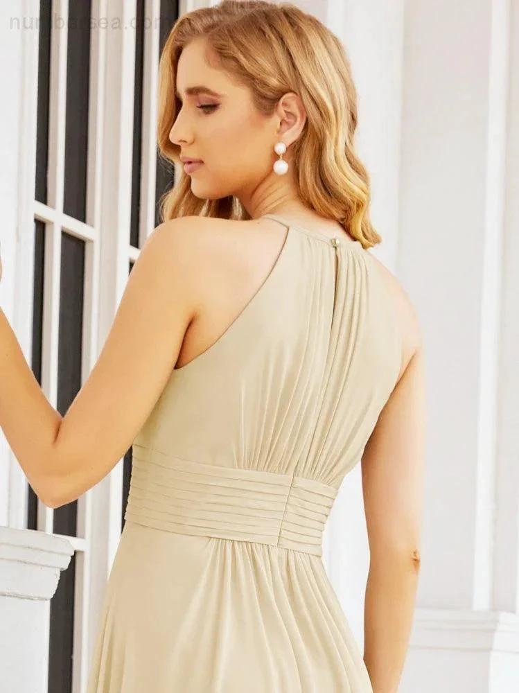 ZapDress Keyhole Bridesmaid Dresses Sleeveless Formal Evening Party Prom Gowns 28043 (ZD17032)
