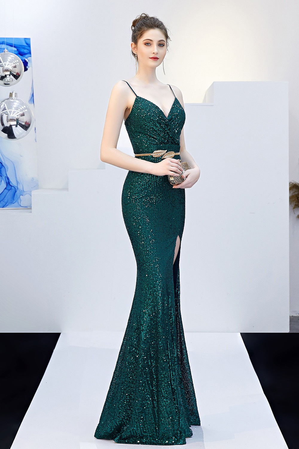 Sexy Slim Fishtail Dress with Contemporary Everyday Styling