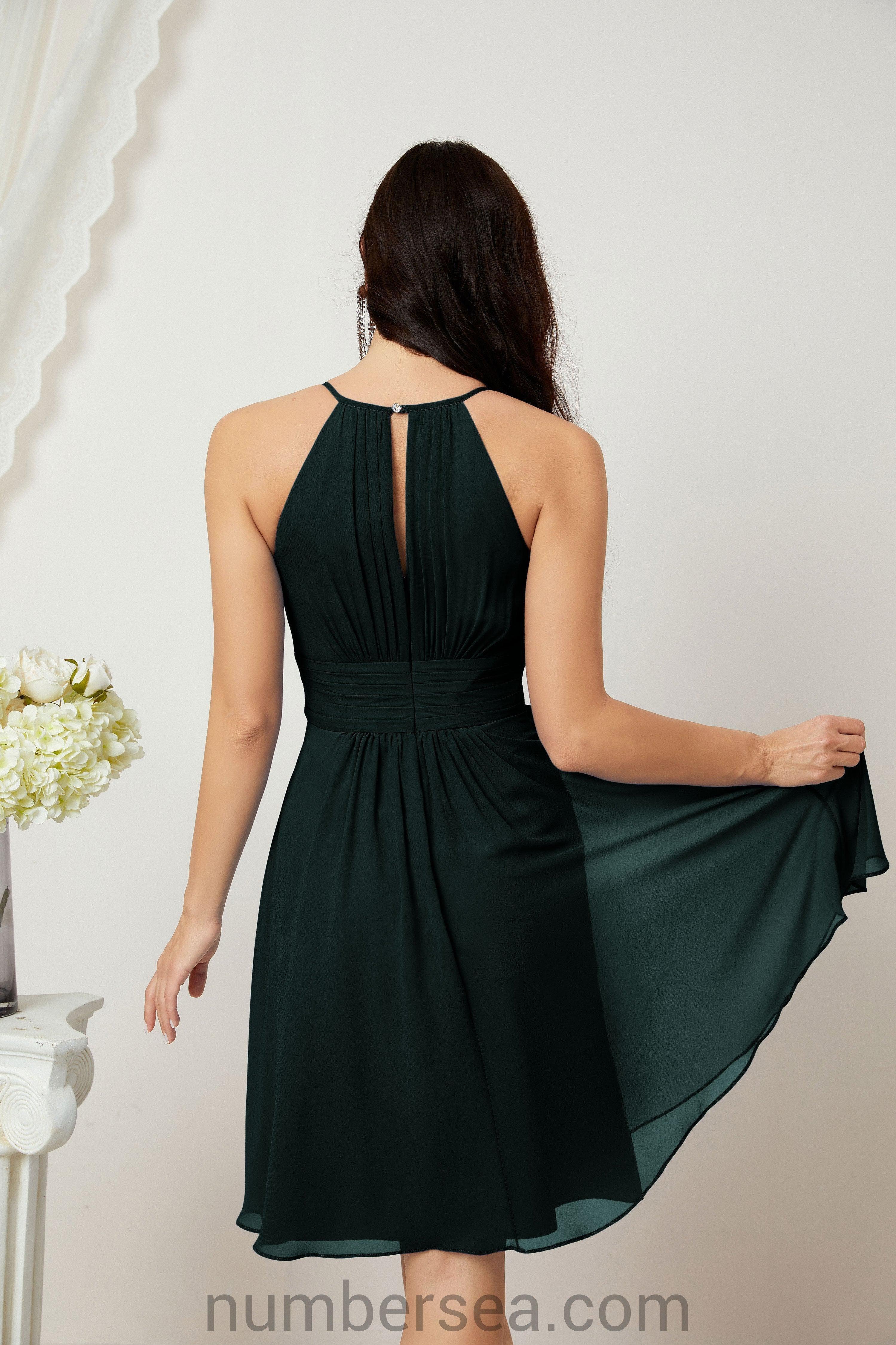 Halter Homecoming Dresses Formal Evening Party Cocktail Dress 28011 Clearance sale (ZD16954)
