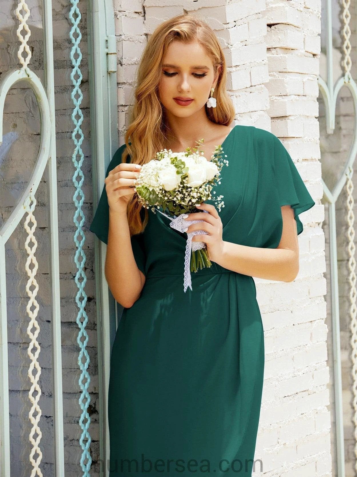Homecoming Dresses Knee Length Sleeveless Prom Gowns 28021 (ZD16955)
