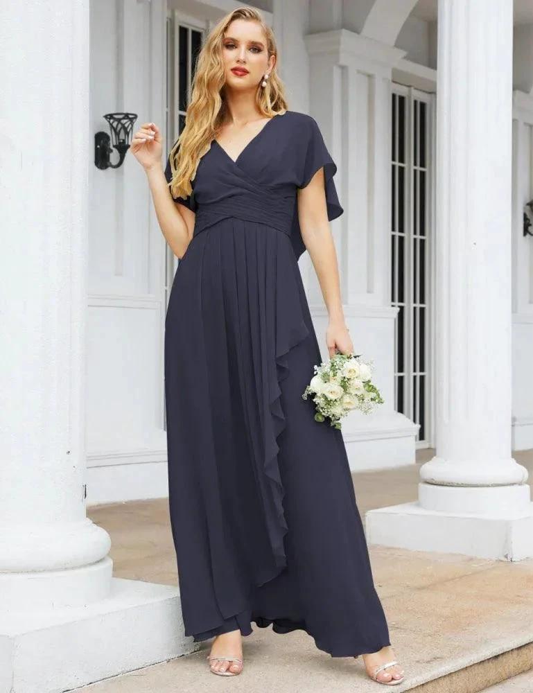 Numbersea Bridesmaid Dresses Backless Formal Prom Gowns for Evening Party Mother of The Bride Dress 28040 by numbersea