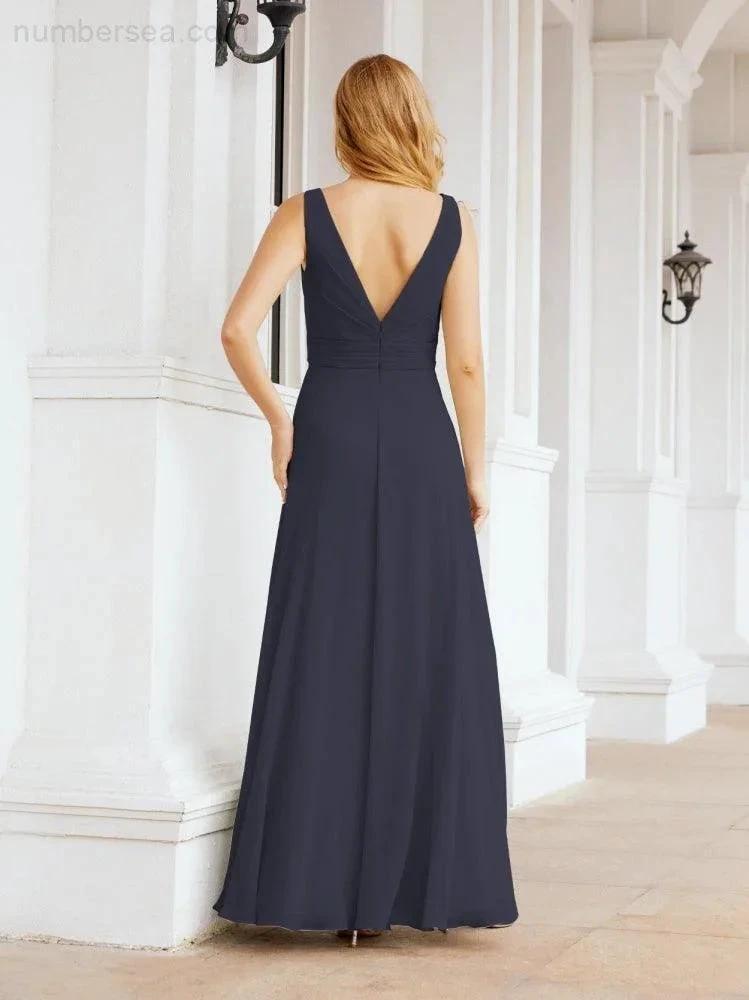 ZapDress Bridesmaid Dresses for Wedding Ruffles Long Formal Prom Gowns 28039 (ZD16999)