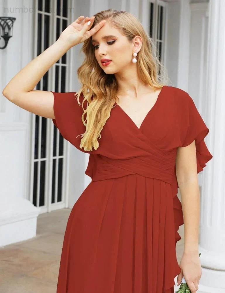 ZapDress Bridesmaid Dresses Backless Formal Prom Gowns for Evening Party Mother of The Bride Dress 28040 (ZD16998)