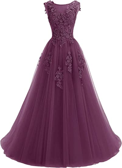 Long Formal Dresses For Women Evening Dress Bridesmaid Dress Lace Appliques Graduation Gowns Y1848 - View 5 | VelvetHem