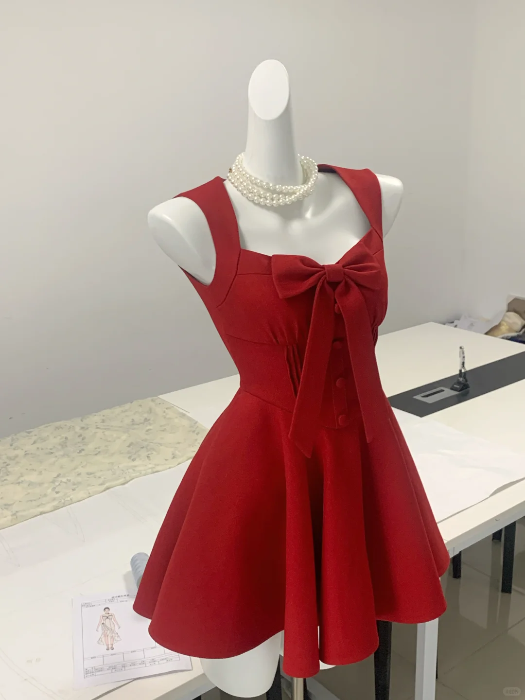 Vintage Red Satin A Line Short Birthday Outfits 7th Grade Homecoming Dress