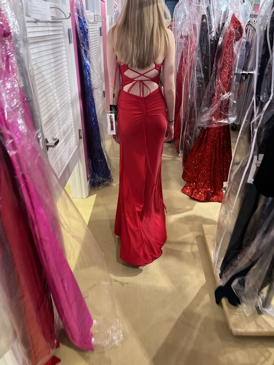 Elegant Sheath Evening Dress With Split Winter Dance Dress Y6389 - View 3 | VelvetHem