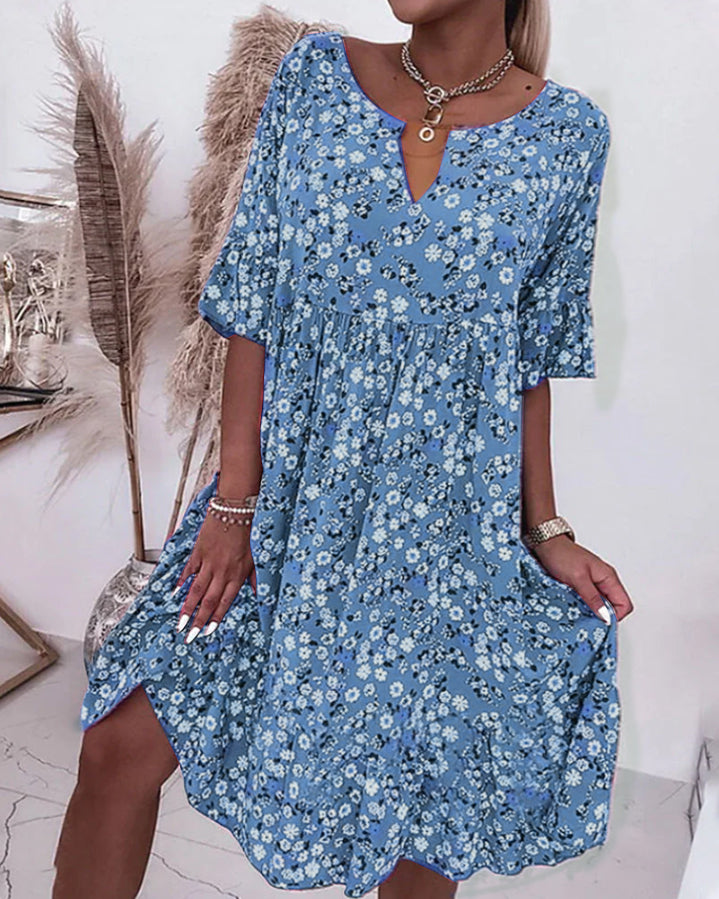 Fidelia Half Sleeve Dress for Women Stylish Outfit