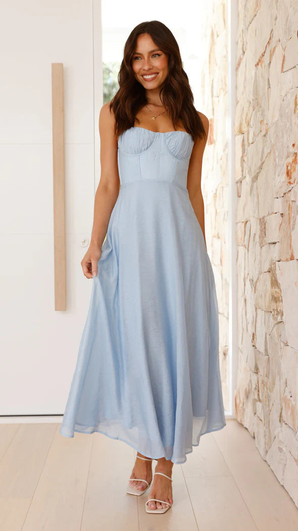 Ducasse Maxi Dress Blue
