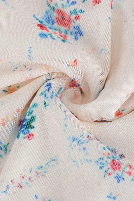 Spaghetti Strap Backless Floral Dress - View 7 | FashionDia
