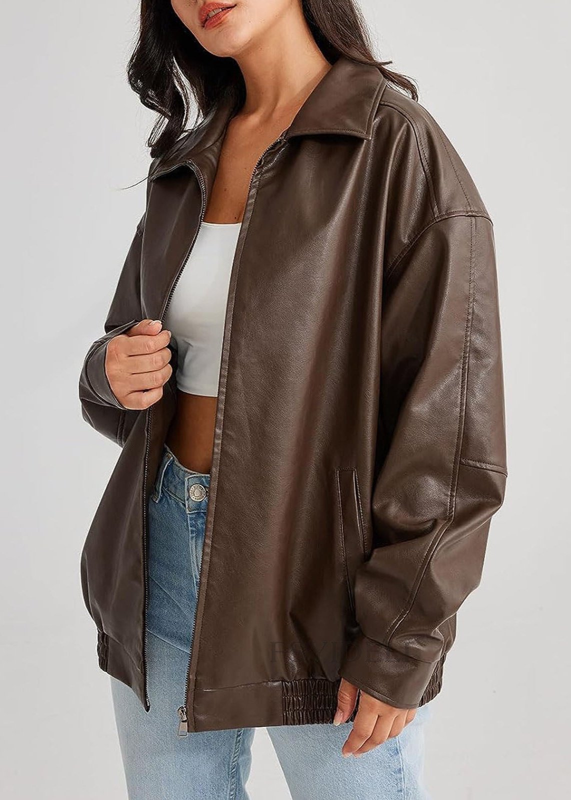 Women's Leather Jacket �Locomotive-InspiRed Style