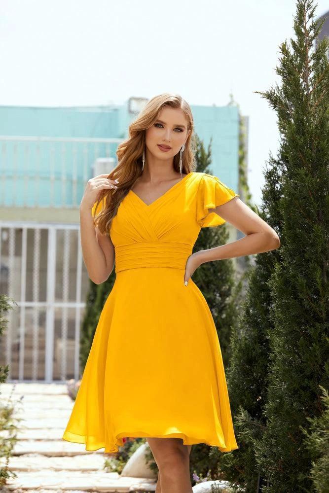 Knee Length Homecoming Dresses Formal Cocktail Prom Gown 28013 by numbersea