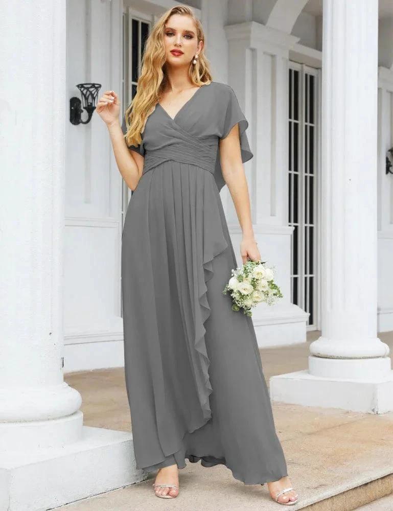 Numbersea Bridesmaid Dresses Backless Formal Prom Gowns for Evening Party Mother of The Bride Dress 28040 by numbersea