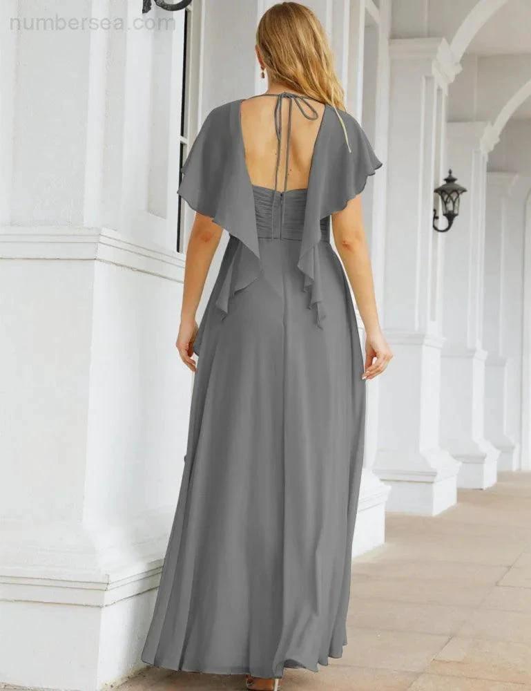 ZapDress Bridesmaid Dresses Backless Formal Prom Gowns for Evening Party Mother of The Bride Dress 28040 (ZD16998)