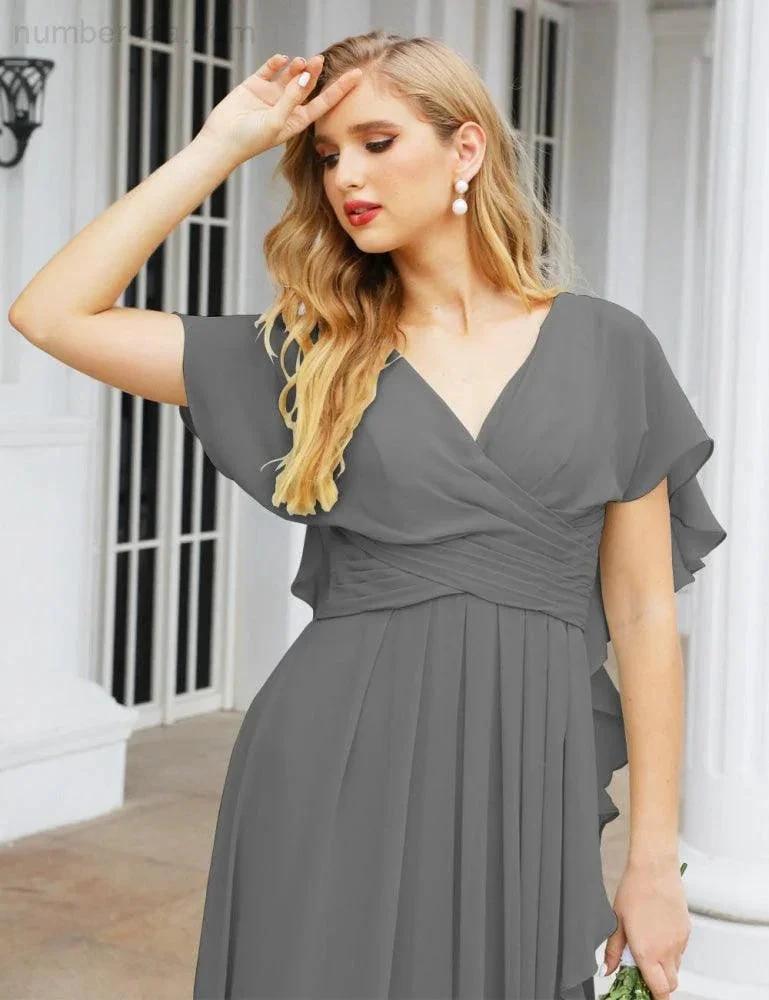 ZapDress Bridesmaid Dresses Backless Formal Prom Gowns for Evening Party Mother of The Bride Dress 28040 (ZD16998)