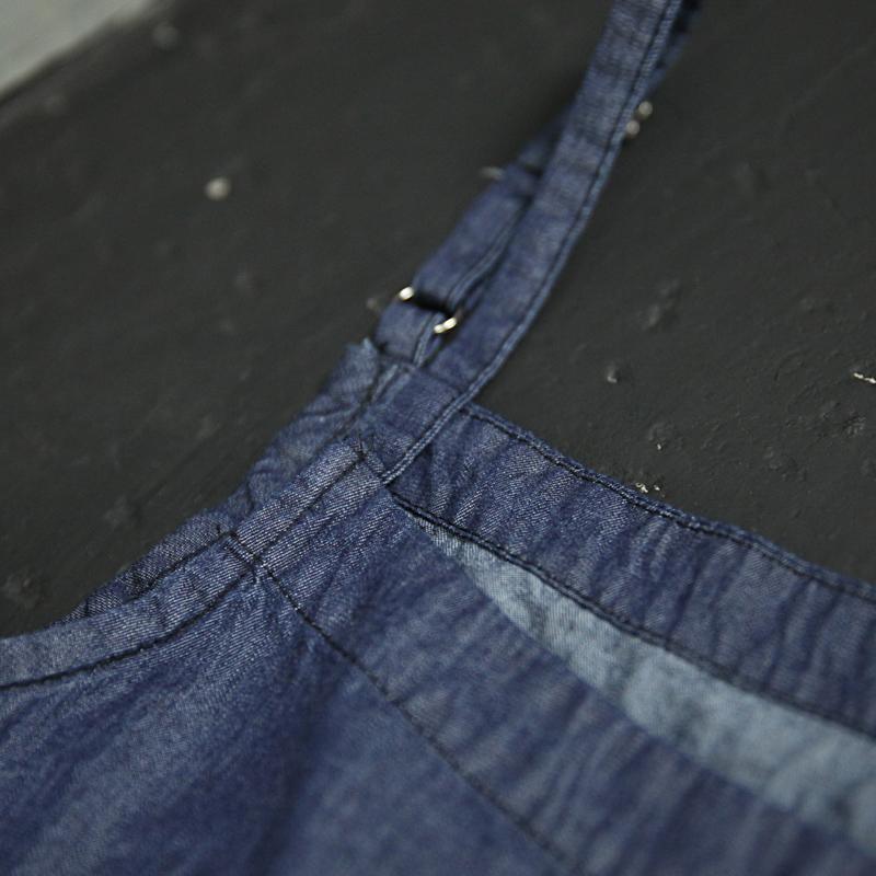 summer denim dress long denim scraped maxi dress plus size sundresses