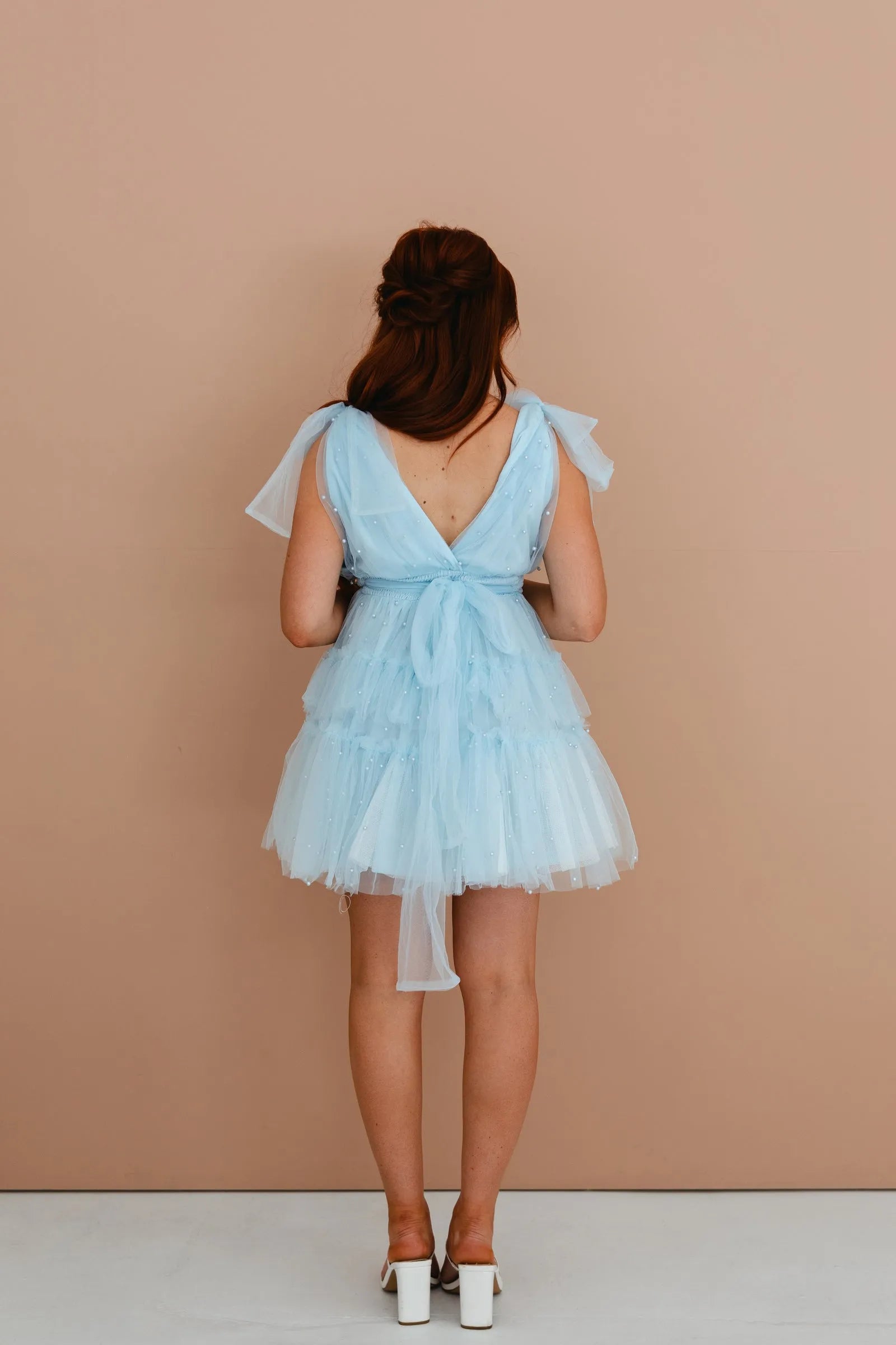 Vintage Light Blue Prom Dresses Spaghetti Strap Pleat Ruched Belt Above Knee Homecoming Dresses vestidos de graduación