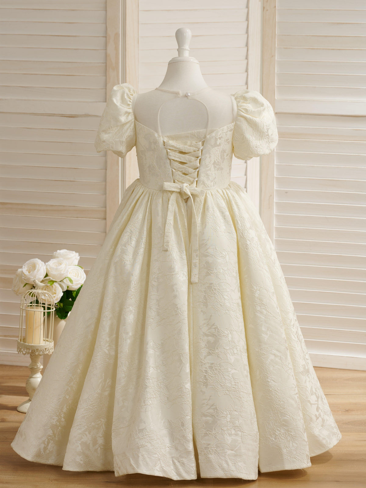 Princess Ball Gown Flower Girl Dresses - View 2 | VelvetHem