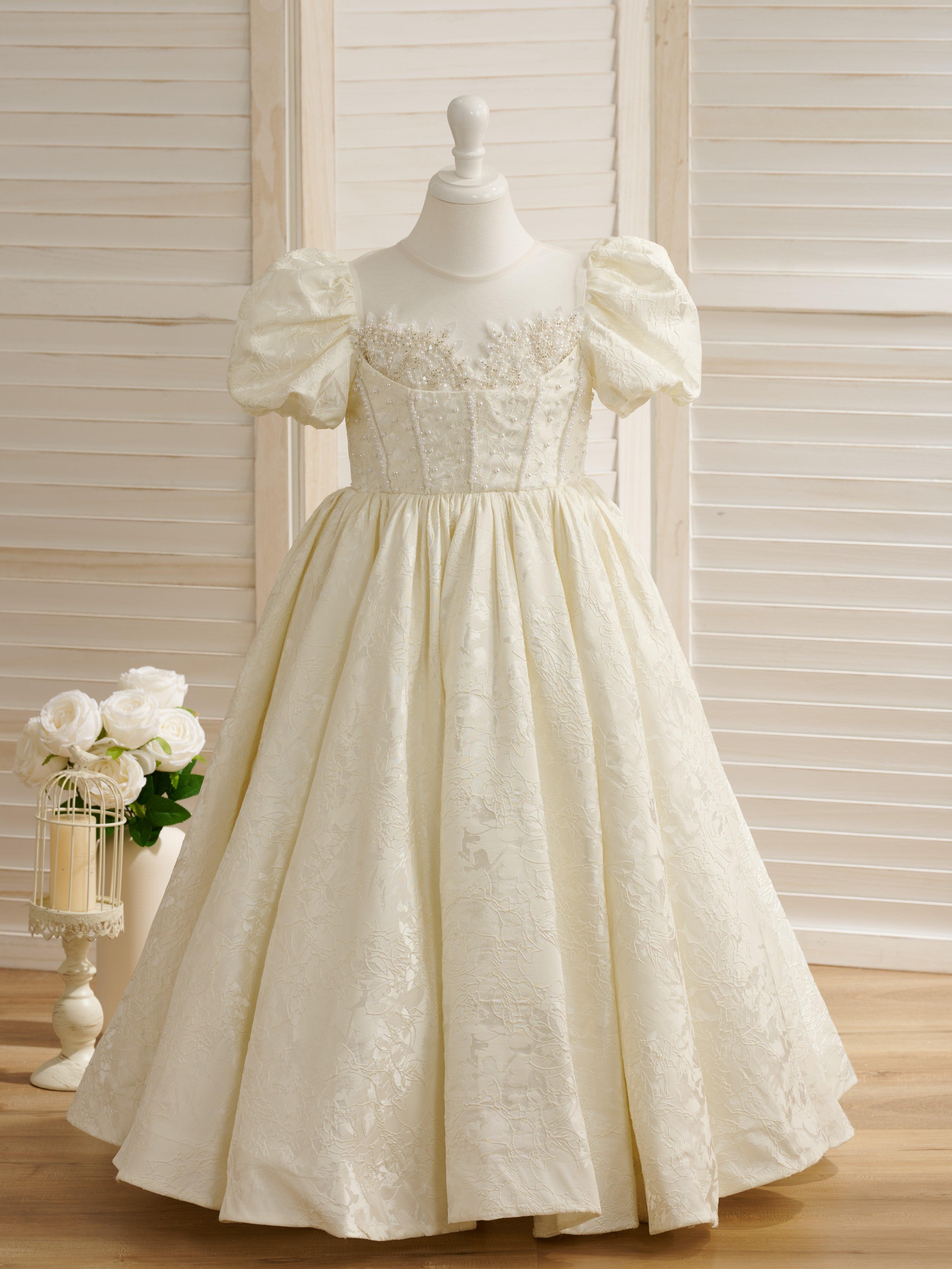 Princess Ball Gown Flower Girl Dresses - VelvetHem