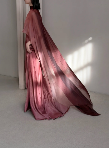 Modest Burgundy Prom Party Dress Birthday Dress Evening Dress - View 3 | FashionDia