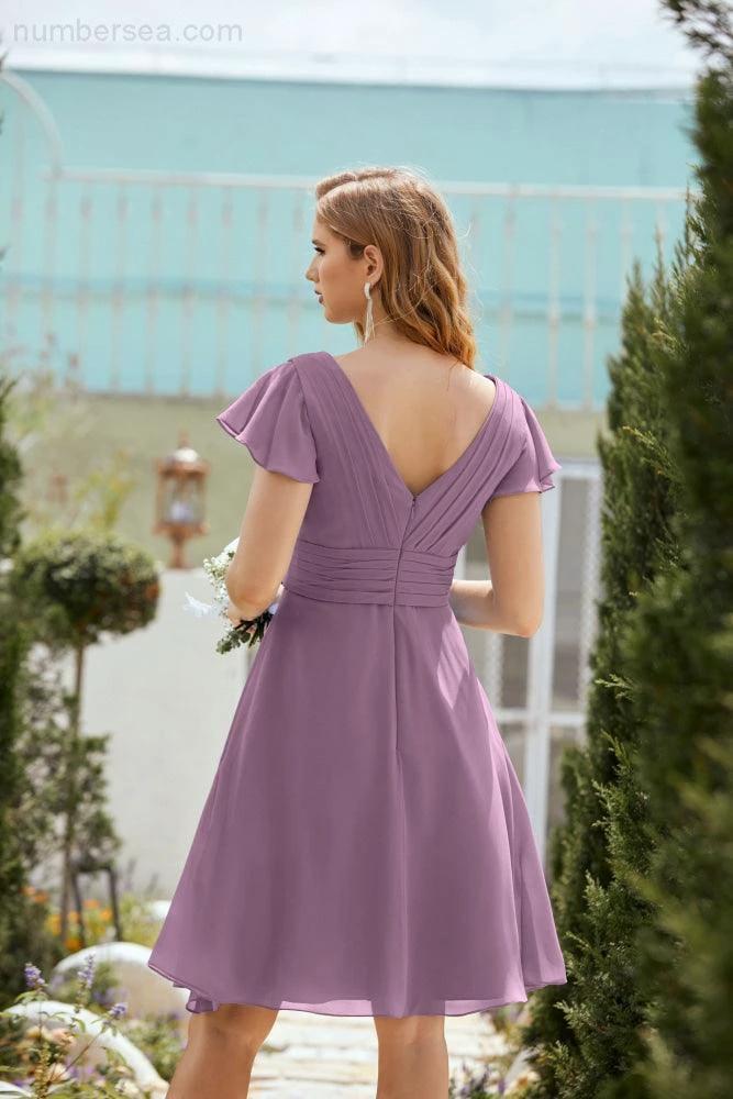 Knee Length Homecoming Dresses Formal Cocktail Prom Gown 28013 (ZD16946)