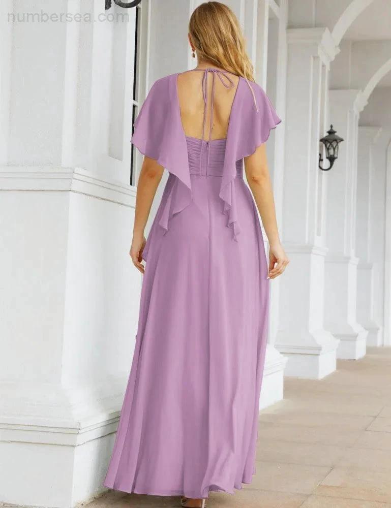 ZapDress Bridesmaid Dresses Backless Formal Prom Gowns for Evening Party Mother of The Bride Dress 28040 (ZD16998)