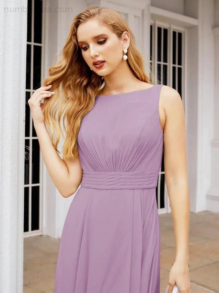 ZapDress Bridesmaid Dresses for Wedding Ruffles Long Formal Prom Gowns 28039 (ZD16999)