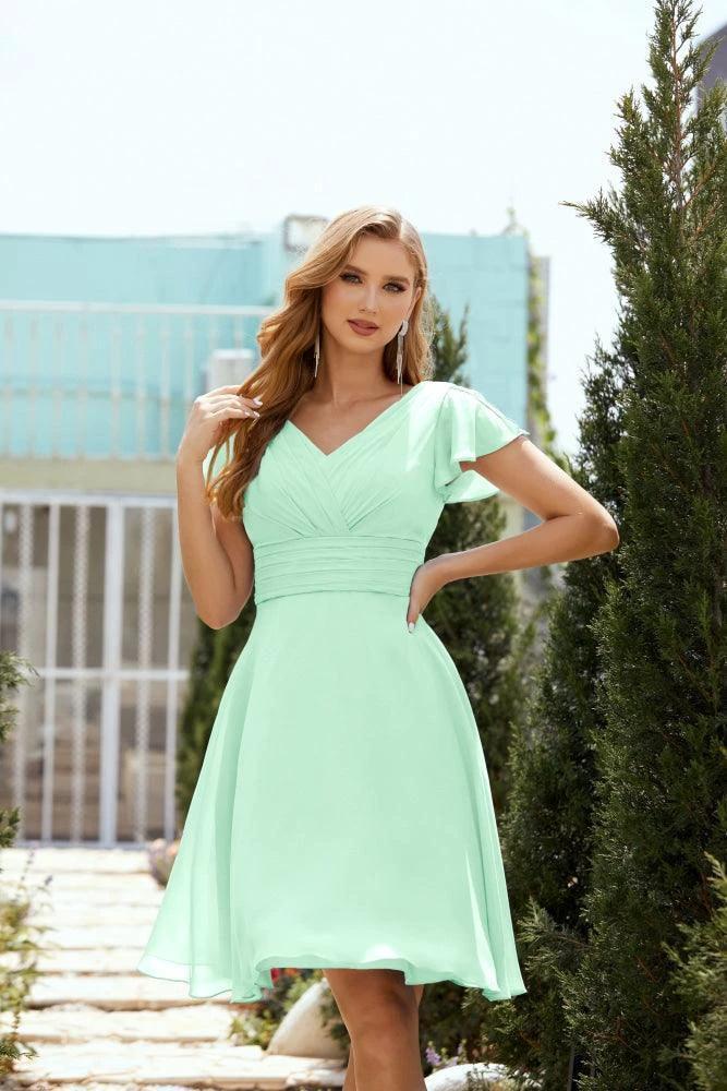 Knee Length Homecoming Dresses Formal Cocktail Prom Gown 28013 by numbersea