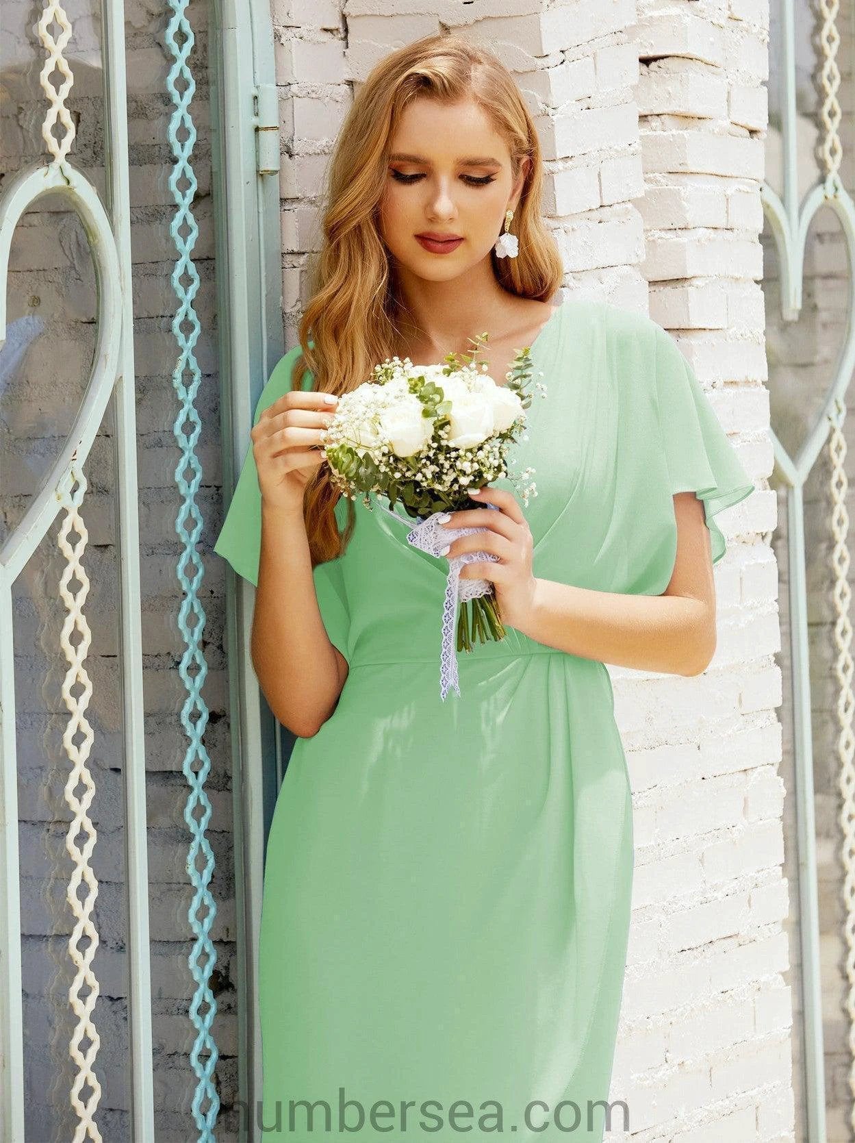 Homecoming Dresses Knee Length Sleeveless Prom Gowns 28021 (ZD16955)