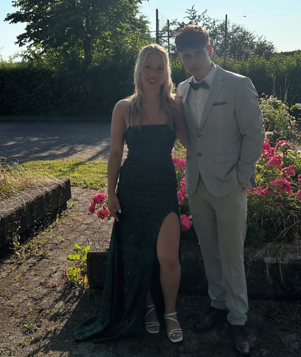 Spaghetti Straps Green Mermaid Long Prom Dress Sequin Evening Dress J7863