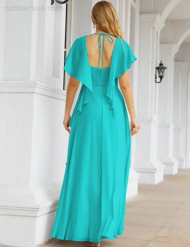 ZapDress Bridesmaid Dresses Backless Formal Prom Gowns for Evening Party Mother of The Bride Dress 28040 (ZD16998)