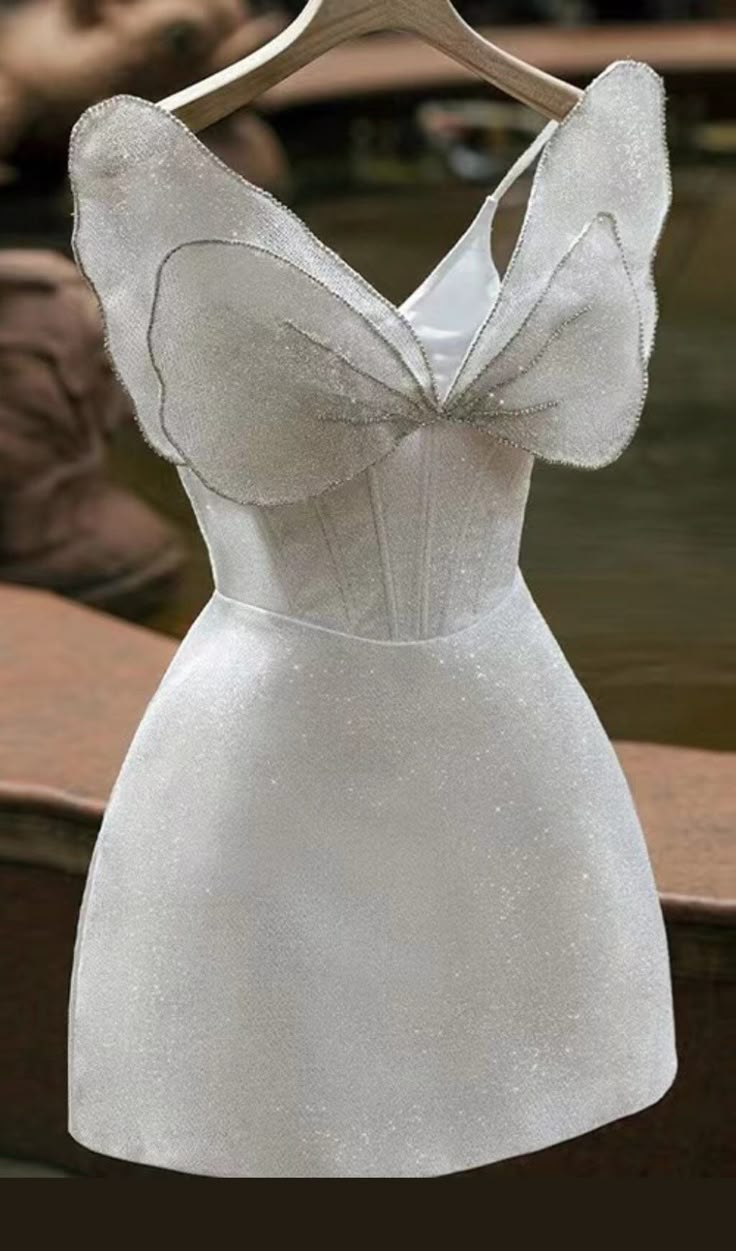 Bow Strapless Mini Dress Short Homecoming Dress