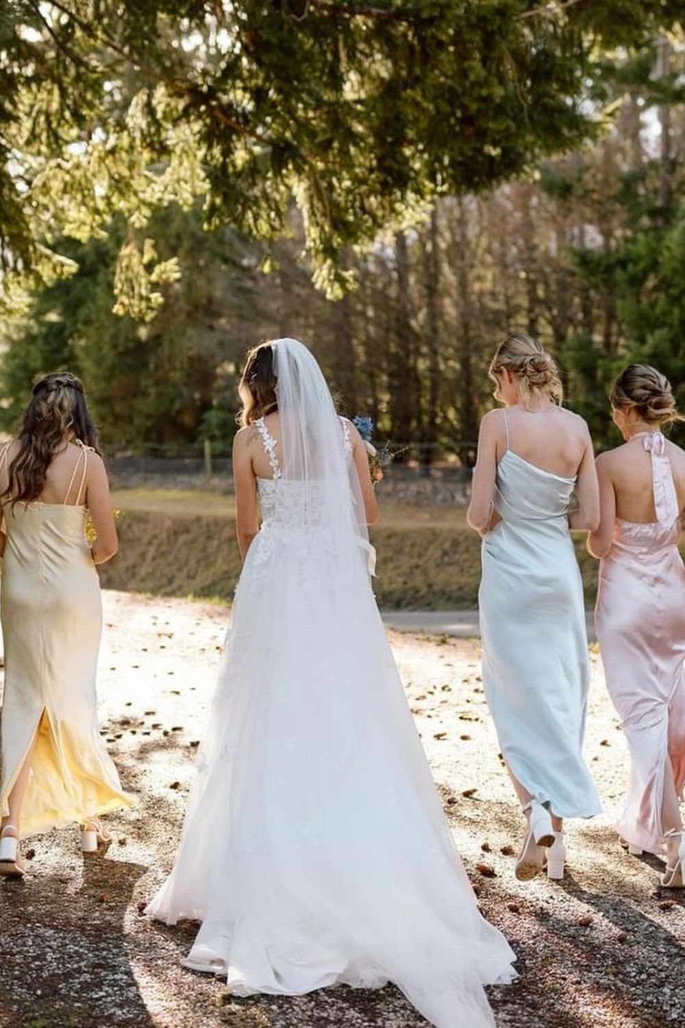 Gorgeous A-Line Sweetheart White Tulle Wedding Dress with Appliques - View 2 | FashionDia