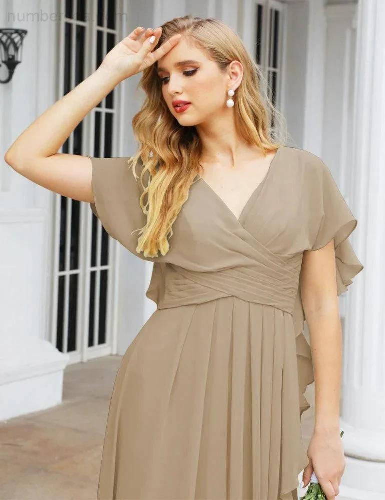ZapDress Bridesmaid Dresses Backless Formal Prom Gowns for Evening Party Mother of The Bride Dress 28040 (ZD16998)