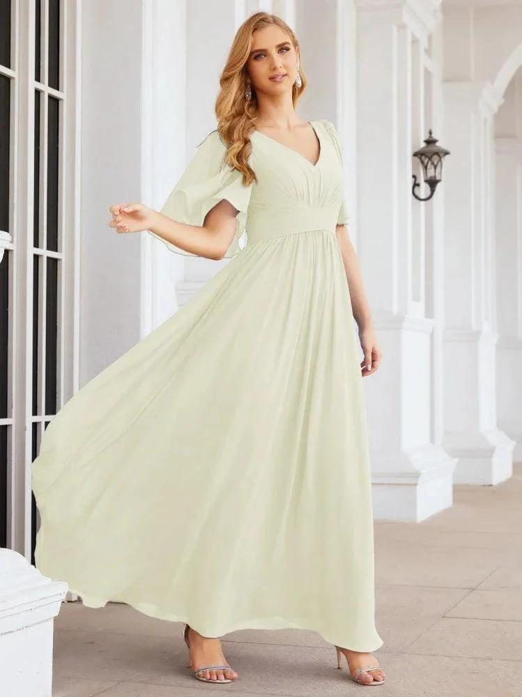Numbersea Bridesmaid Dresses for Women Wedding Long Party Prom Dress 28068 by numbersea
