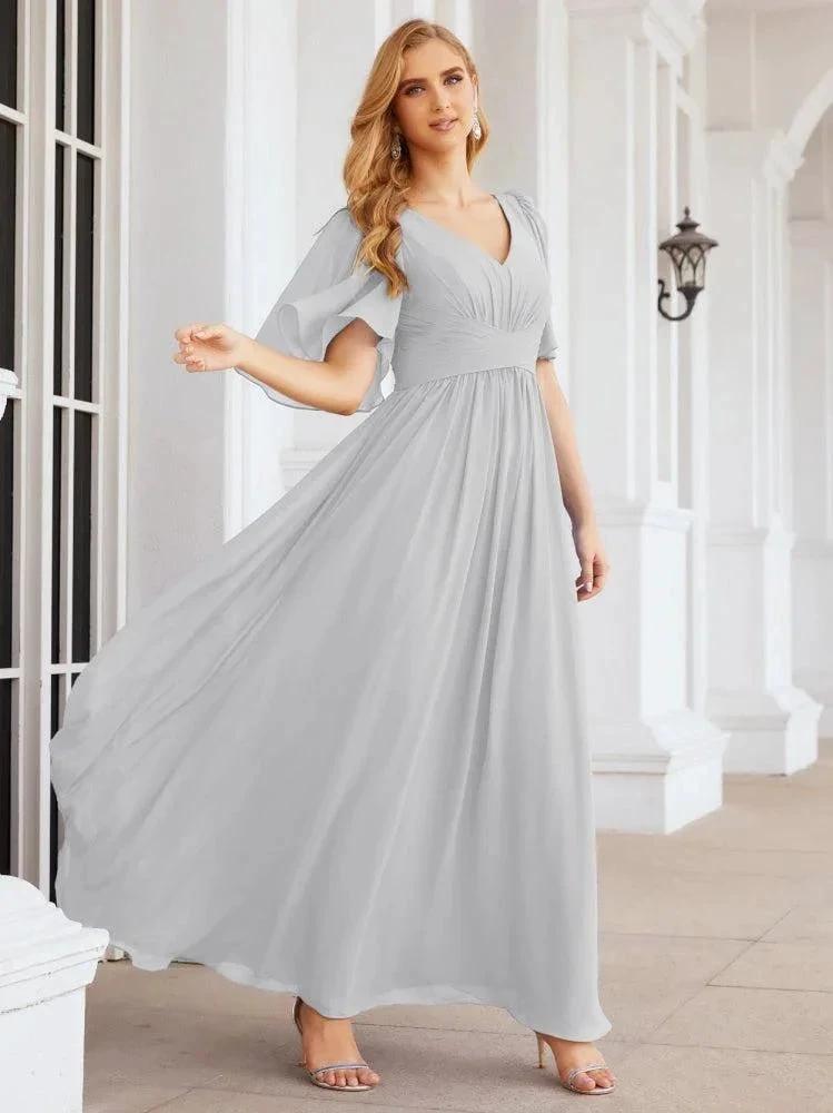 Numbersea Bridesmaid Dresses for Women Wedding Long Party Prom Dress 28068 by numbersea
