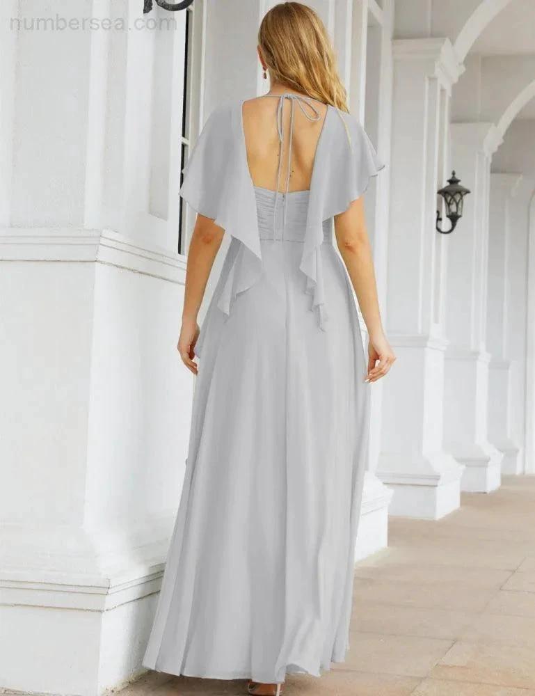ZapDress Bridesmaid Dresses Backless Formal Prom Gowns for Evening Party Mother of The Bride Dress 28040 (ZD16998)