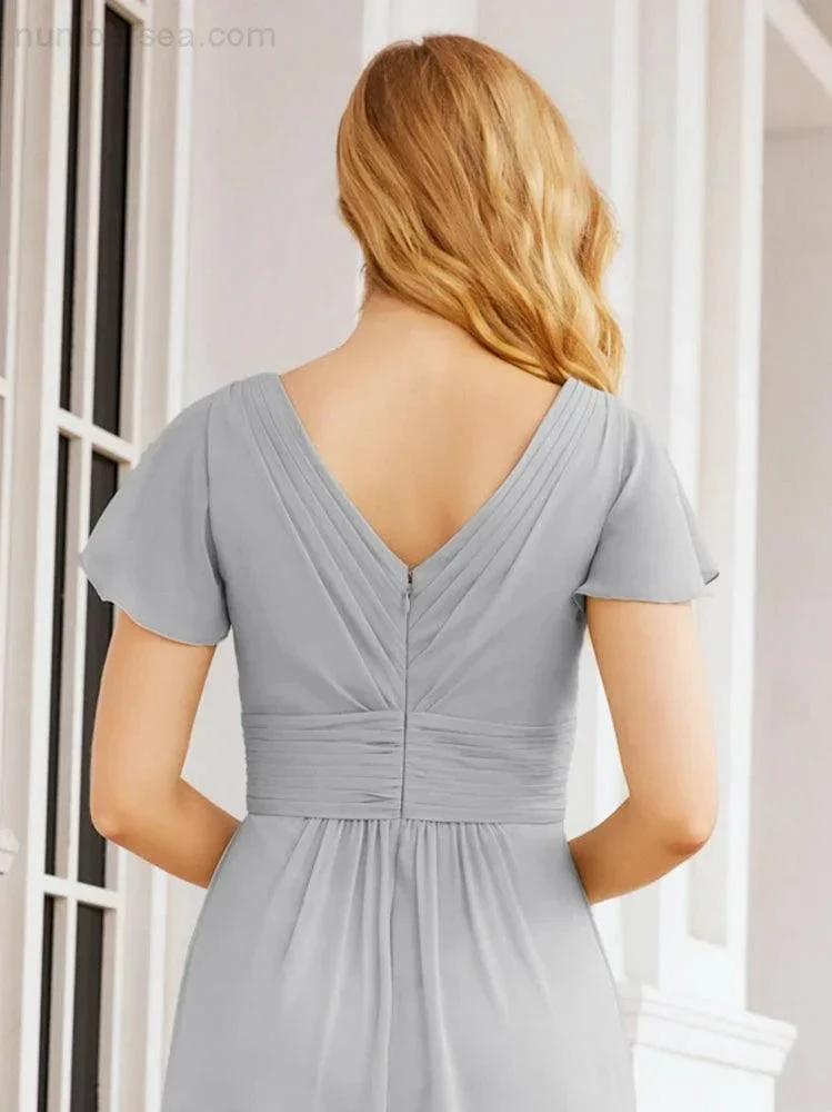 ZapDress Formal Prom Gowns for Mother of The Bride Cap Sleeves Bridesmaid Dress 28047 (ZD16958)
