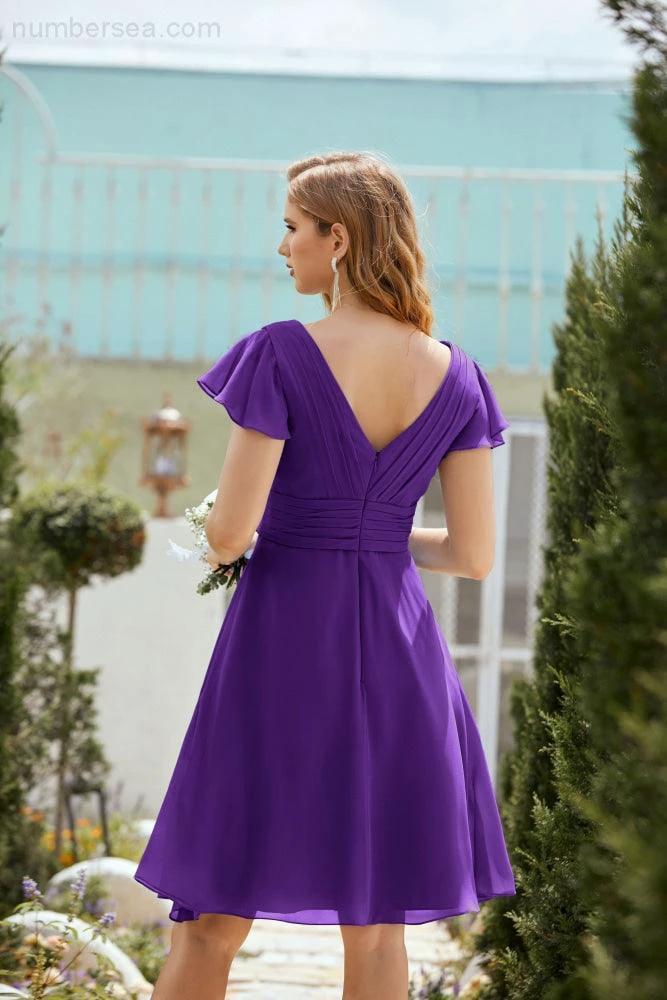Knee Length Homecoming Dresses Formal Cocktail Prom Gown 28013 (ZD16946)