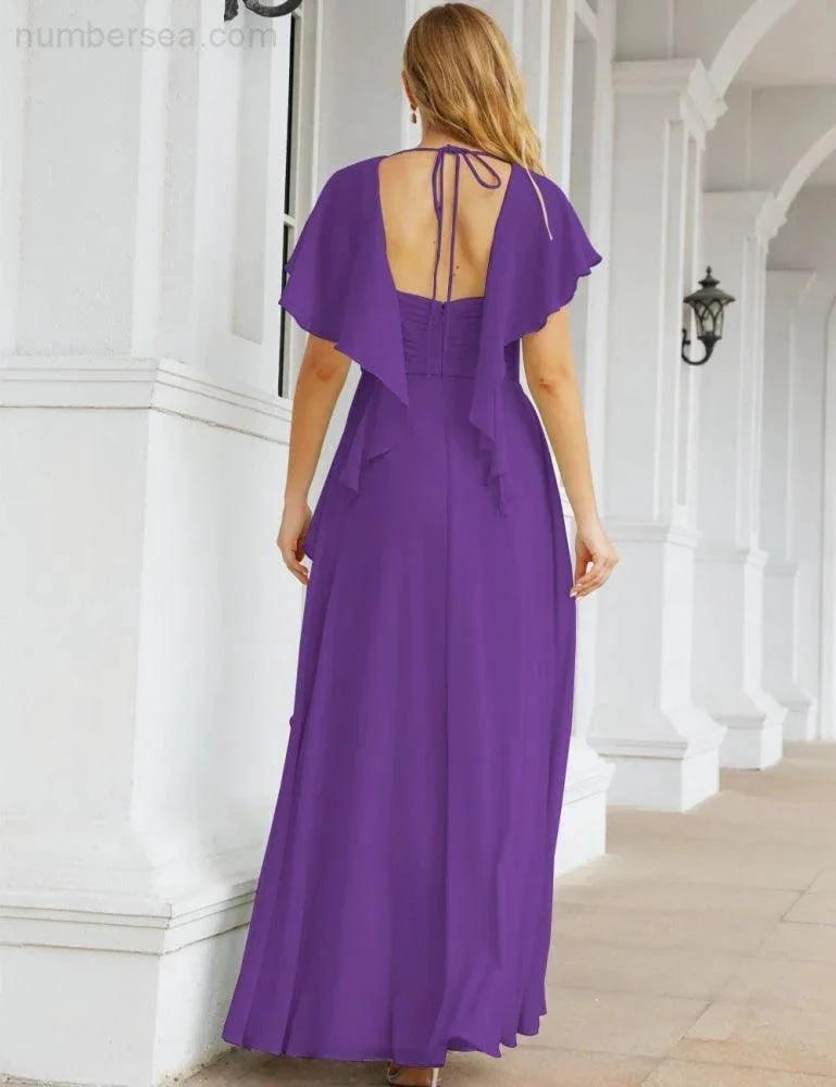 ZapDress Bridesmaid Dresses Backless Formal Prom Gowns for Evening Party Mother of The Bride Dress 28040 (ZD16998)