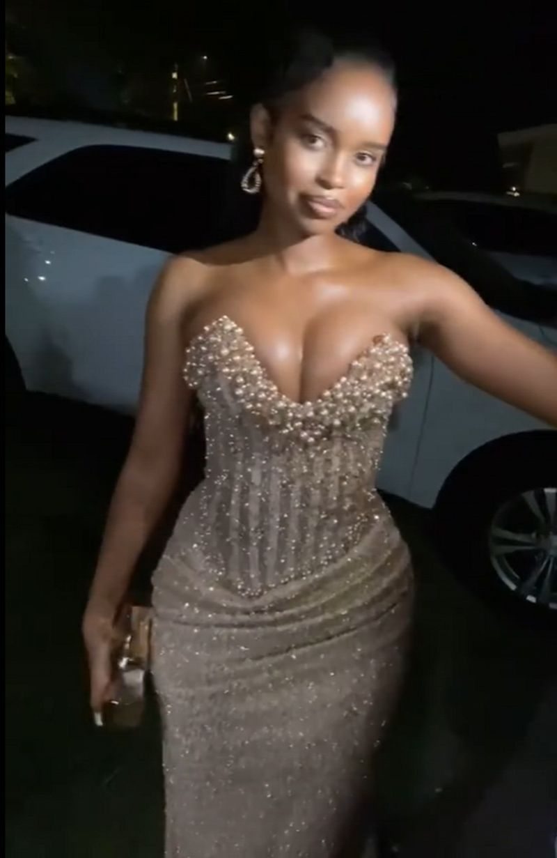 Luxury Pearls Prom Dresses Sweetheart Corset Mermaid Long Party Dress Sequin Graduations Gowns - FashionDia