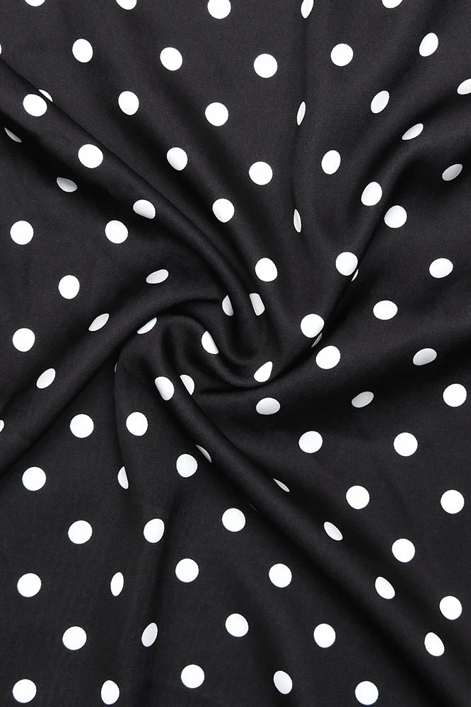 Backless Polka Dot Mini Dress - View 6 | FashionDia