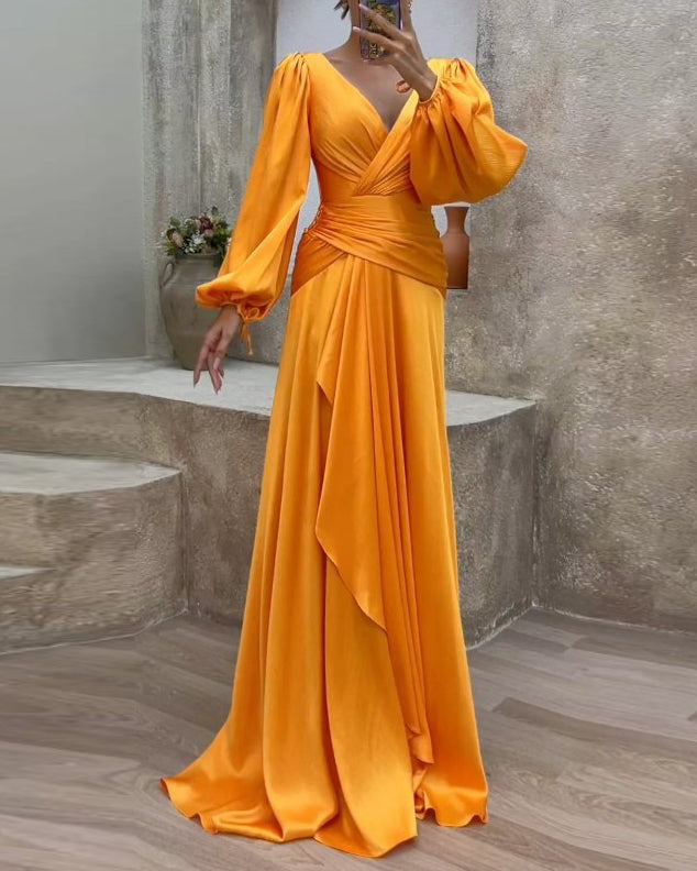 Maria Elevated José Dress One Shoulder Solid Color Two Piece Set Statement Occasion Edit
