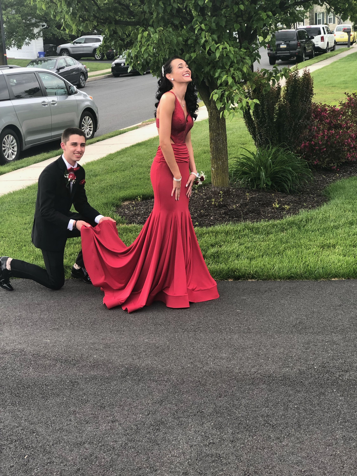 Classic Mermaid Prom Dress with Train,Evening Dress Y4343 - VelvetHem