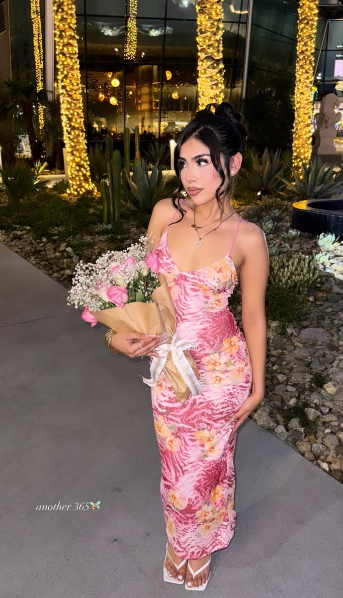 Pretty Spaghetti Straps Satin Print Sheath Long Prom Dress Evening Dress Y8472 - VelvetHem